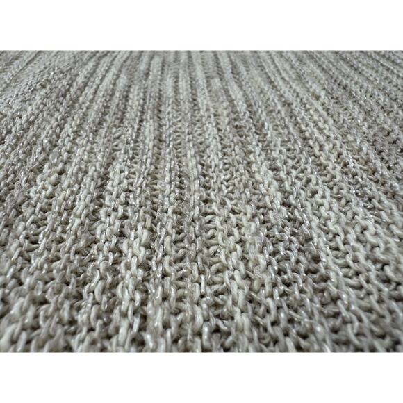 Tahari Womens Linen Blend Open Front Knit Cardigan Textured Beige Lightweight XL - Picture 7 of 11